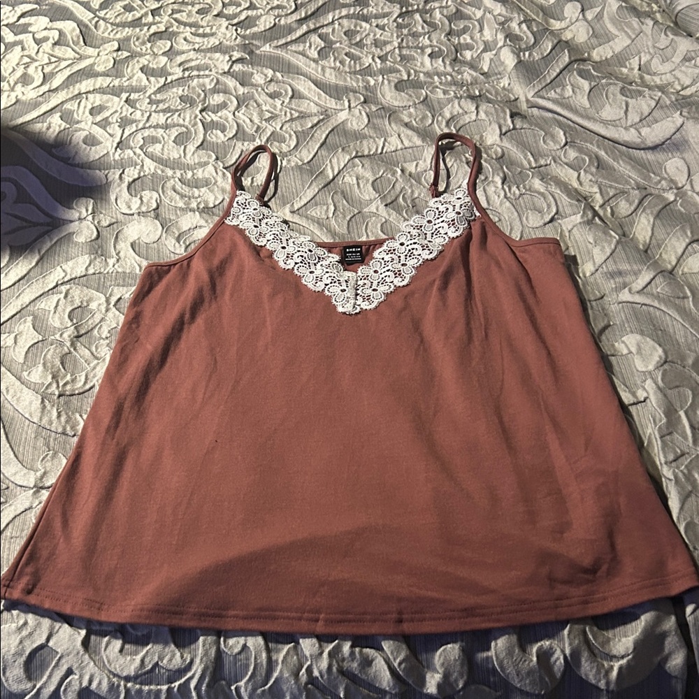 Women's Lace Trim Camisole Top